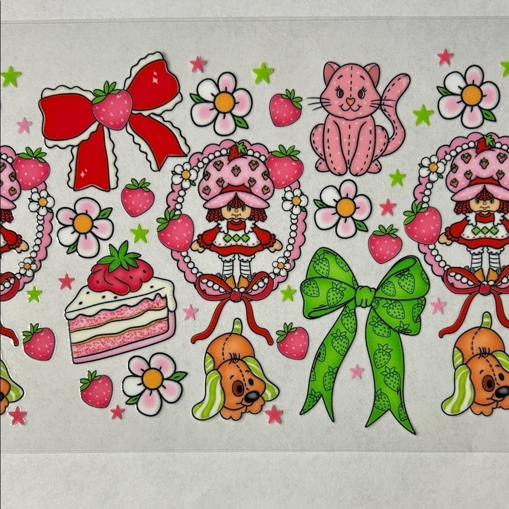 Strawberry Shortcake Cup Decal (86)